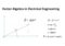 Vector Algebra in Electrical Engineering